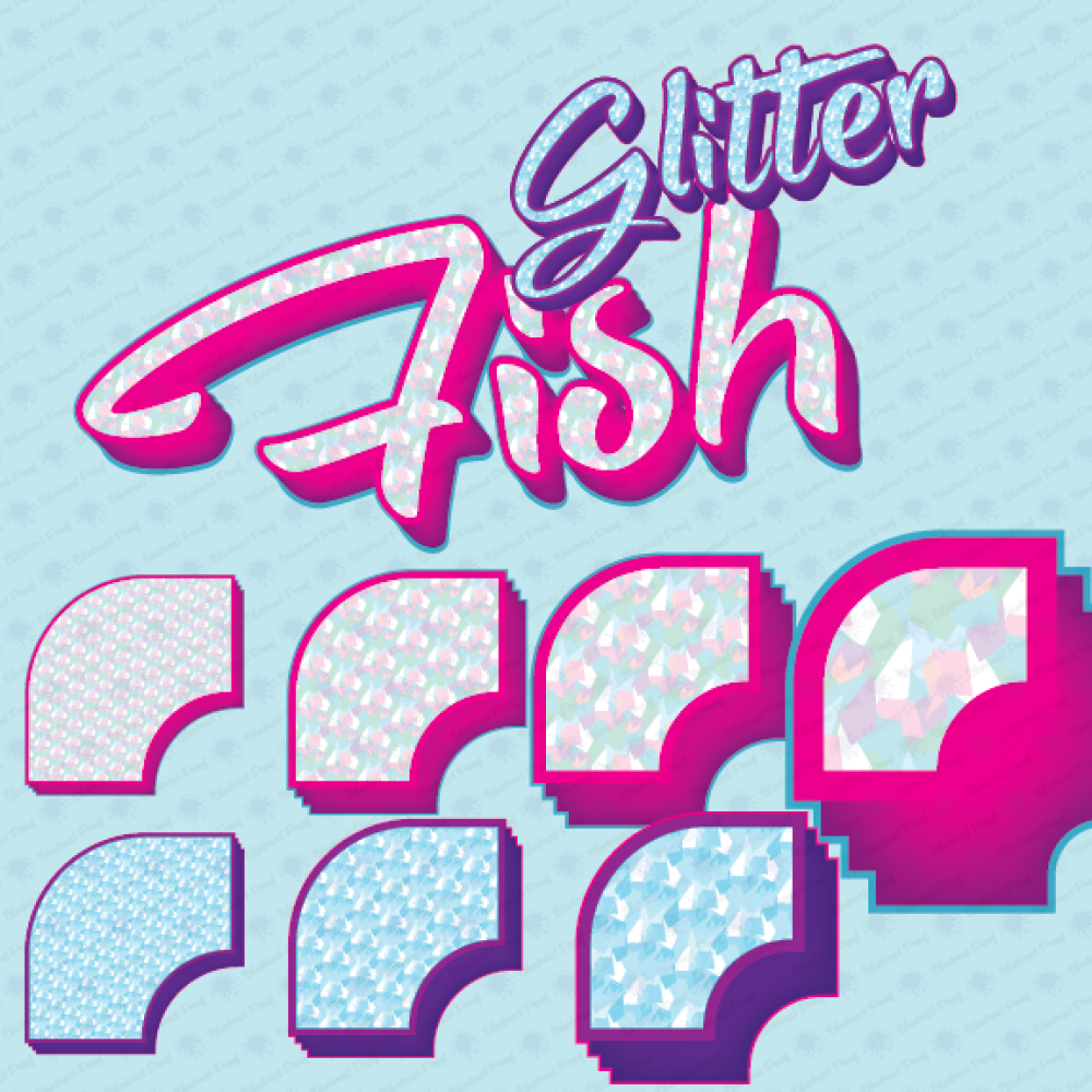 Glitter Fish Graphic Style